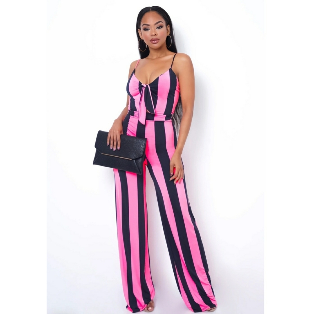 Hot Pink Jumpsuit